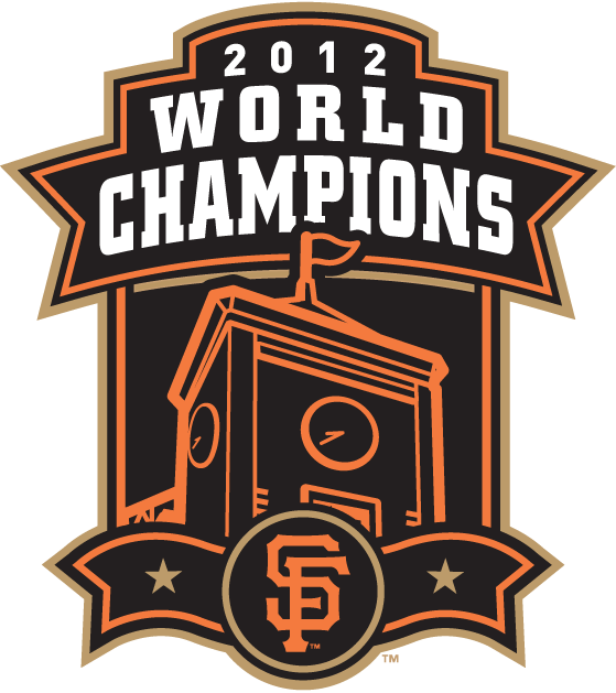 San Francisco Giants 2012 Champion Logo fabric transfer